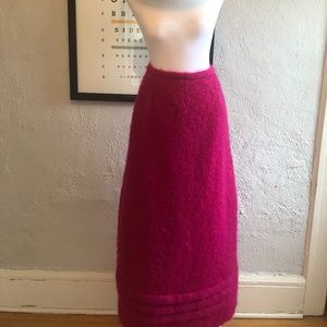 Hemmings for Donegal Irish Mohair Maxi Skirt Vintage